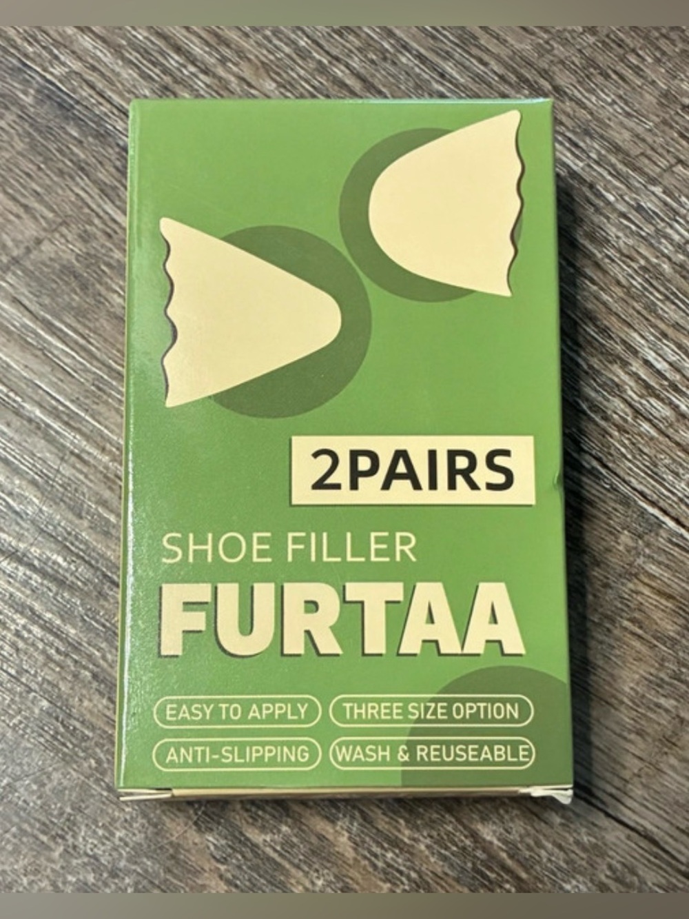 Furtaa Shoe Filler Inserts for Shoes Too Big 2 Pair